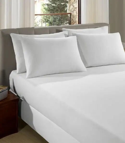 Image_Lençol King Premium Fio Penteado Liso Vivaldi Branco