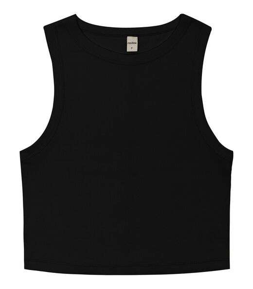 Regata Cropped Feminina Ribana Rovitex Preto