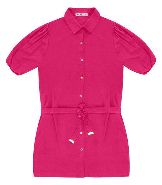 Vestido Feminino Chemise de Viscose Endless Rosa