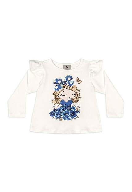 Conjunto Bebê Blusa Legging Floral Quimby