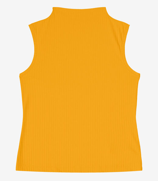 Blusa em Ribana Canelada Rovitex Amarelo
