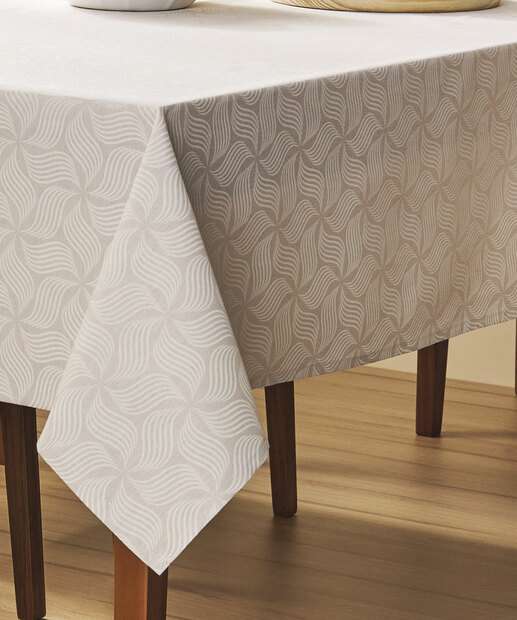 Toalha de Mesa Quadrada Estampada Lepper 1 Peça