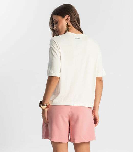Camiseta Feminina Endless Bege