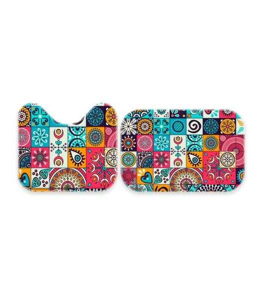 Jogo De Tapetes Para Banheiro Wevans Rosa