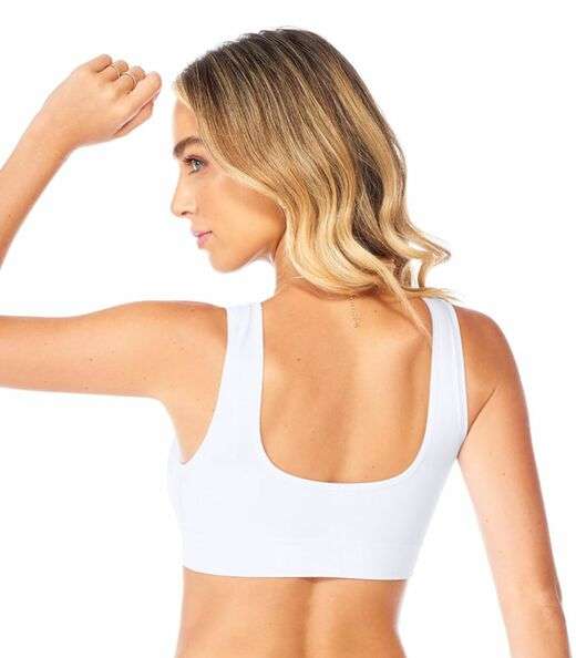 Top Com Alça Larga Sem Costura Zee Rucci Branco