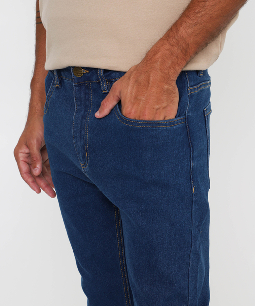 Calça Masculina Jeans Skinny Jezzian Azul