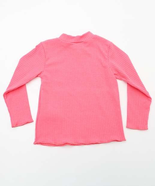  Blusa Infantil Manga Longa Canelado Marisa Tam 1 a 3