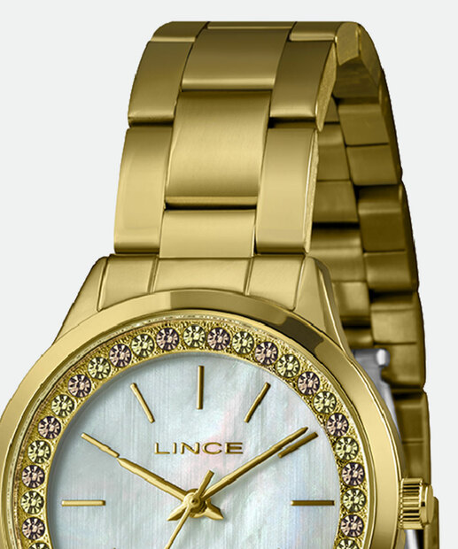 Relógio Feminino Strass Lince LRG4736L38 B1KX