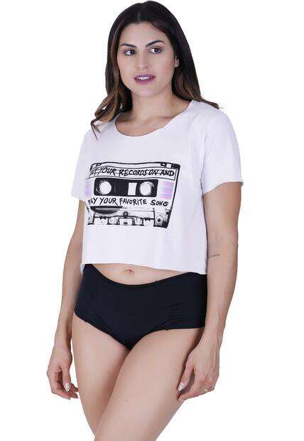 Calcinha Princesa Microfibra Concept Lingerie Preto