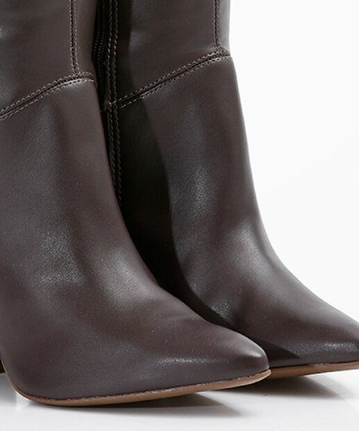 Bota Feminina Cano Alto Salto Grosso Via Uno 