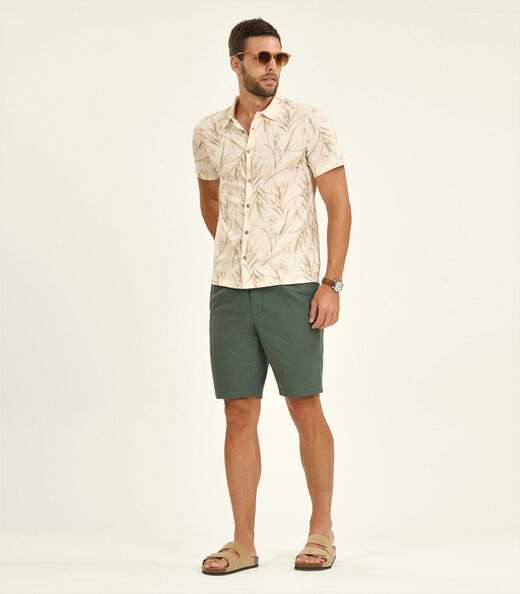 Image_Bermuda Masculina em Linho Diametro Verde