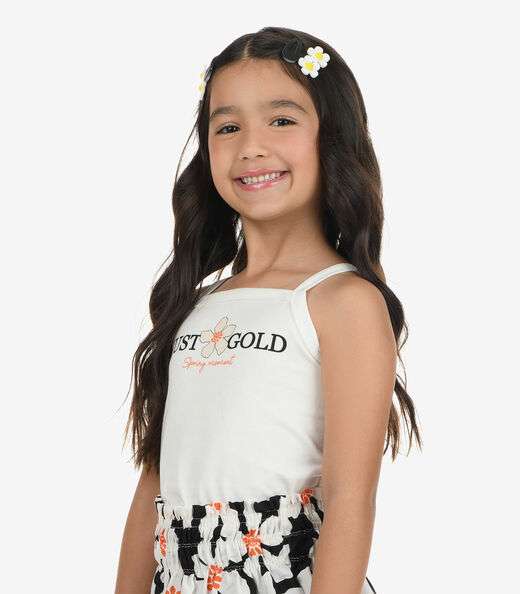 Conjunto Regata com Saia Rovi Kids Preto