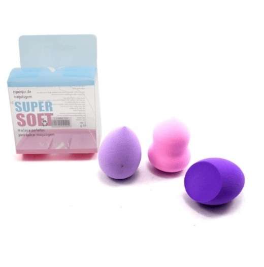 Kit Com 3 Esponjas Super Soft Vivai
