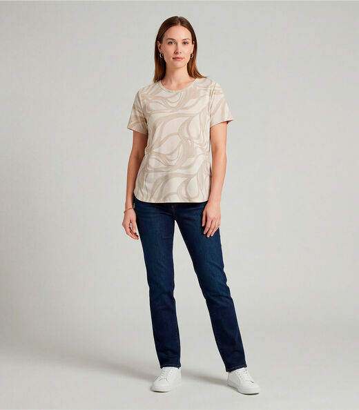 Blusa Feminina Infinita Cor Bege