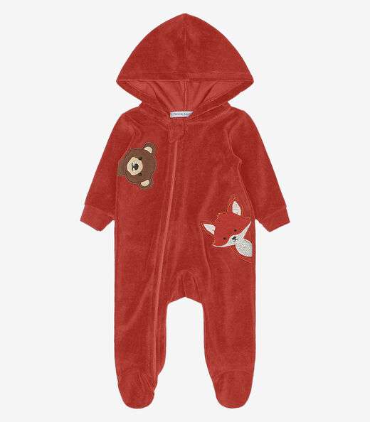 Image_Macacão Infantil Com Capuz Trick Nick Laranja