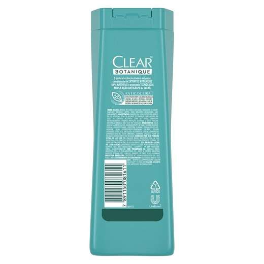 Shampoo Anticaspa Clear Botanique Anticoceira 200ml
