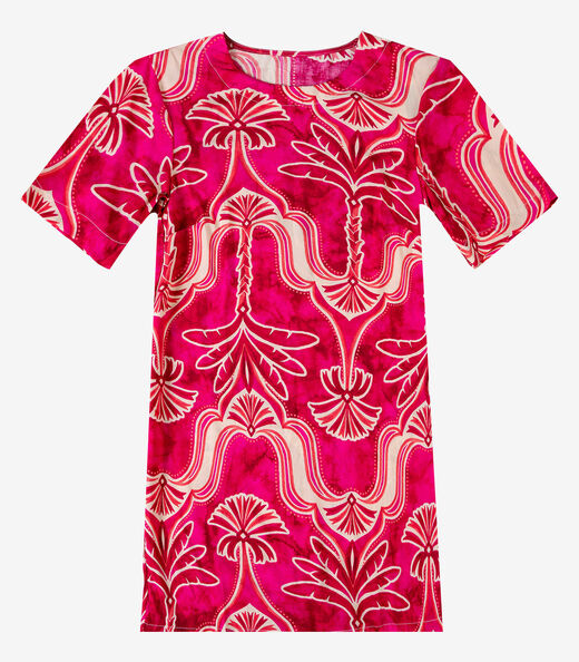 Vestido Curto Com Pence Infinita Cor Rosa