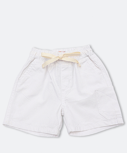 Image_Bermuda Infantil Sarja Bolsos MR Tam 1 a 3 Branco