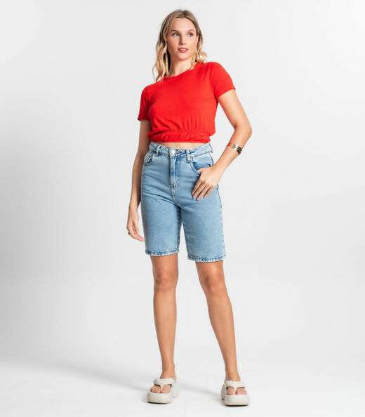 Blusa De Visco Tricot Feminina Endless Laranja