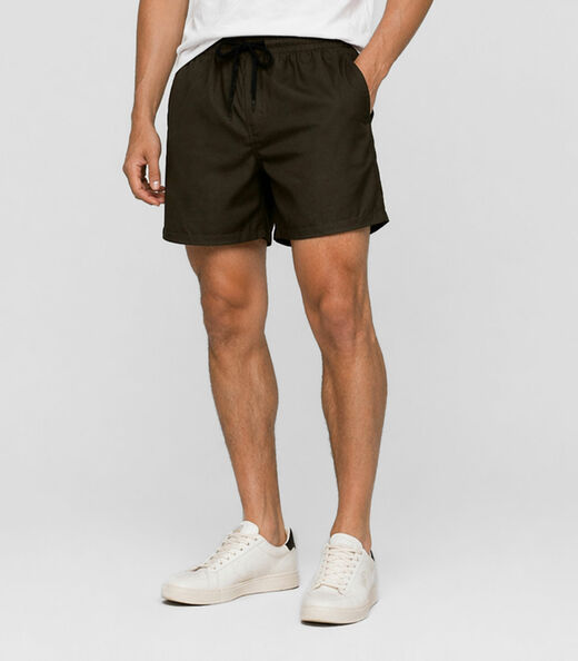 Bermuda Masculina Em Sarja Rota Da Onda Verde