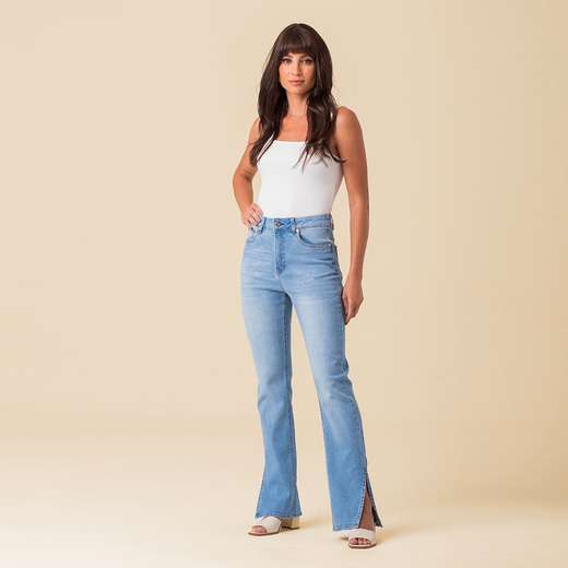 Calça Jeans Reta Feminina Disparate