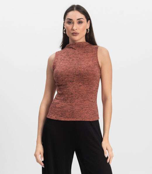 Image_Regata Feminina com Gola Infinita Cor Laranja