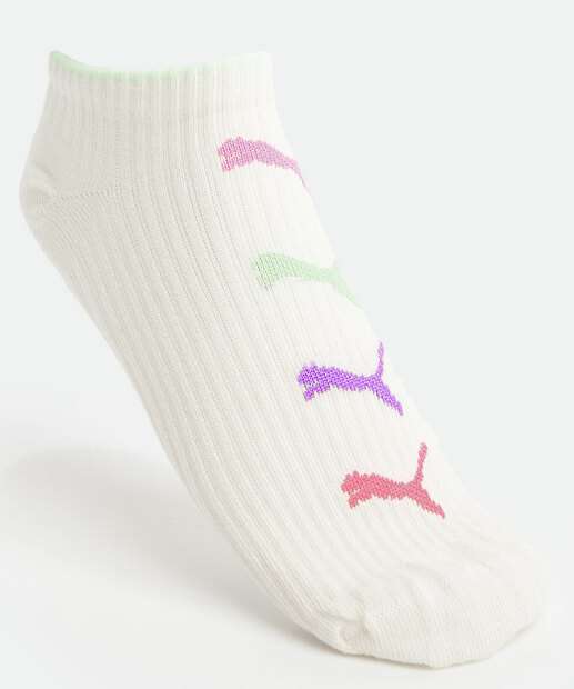 Kit 2 Pares Meias Cano Curto Feminina Puma