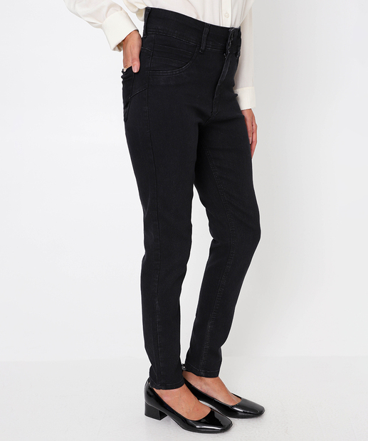 Calça Jeans Skinny Feminina Preto
