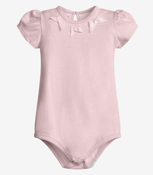 Conjunto Menina Body Com Shorts Trick Nick Rosa