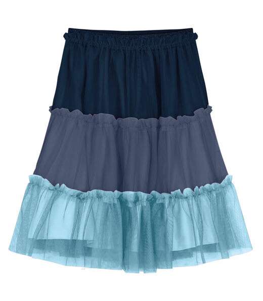 Image_Saia Midi Infantil De Tule Com Babados Trick Nick Azul