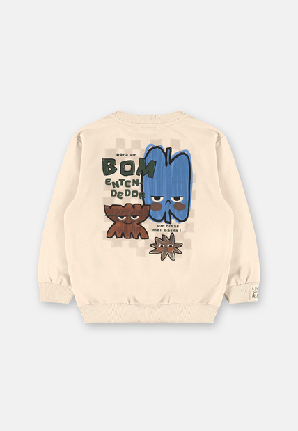 Conjunto Blusão Calça Humor Três e Já