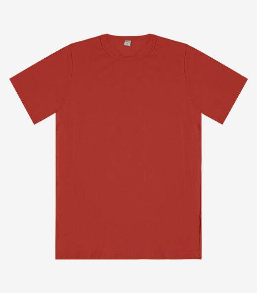 Camiseta Básica Unissex Rovitex Vermelho