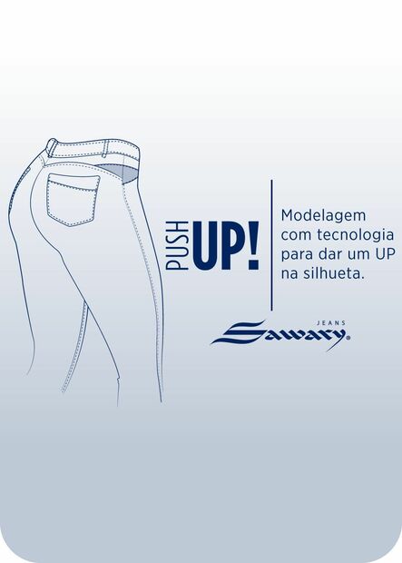 Calça Jeans Sawary Push Up - 282900