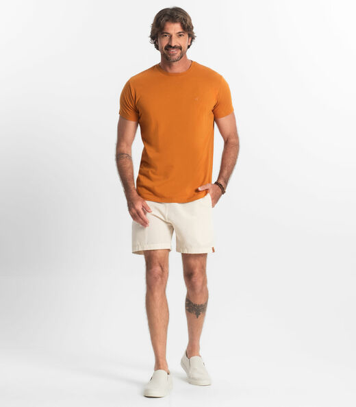 Camiseta Masculina Básica Select Marrom