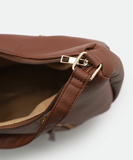 Bolsa De Ombro Tote Feminina Marisa Marrom