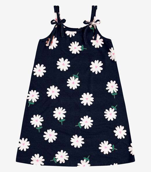 Image_Vestido Infantil Visco Maquinetada Rovi Kids Azul