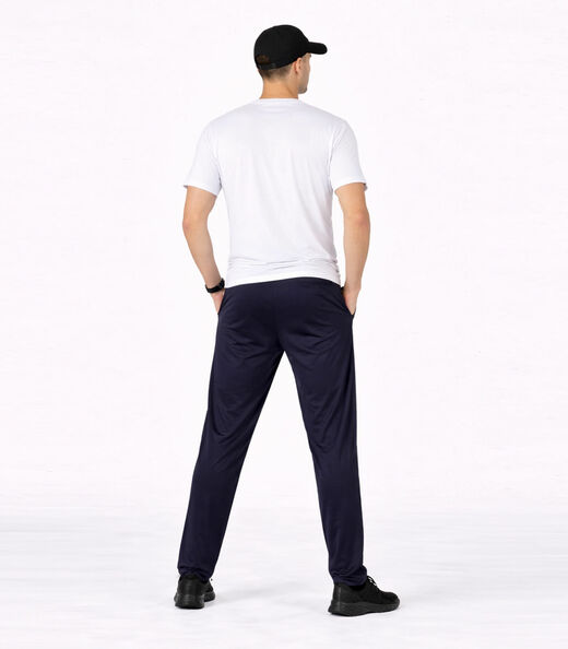 Calça Masculina Helanca Com Bolsos Rota Da Onda Azul