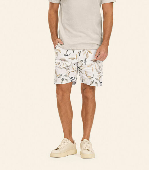 Bermuda Sarja Masculina Diametro Bege