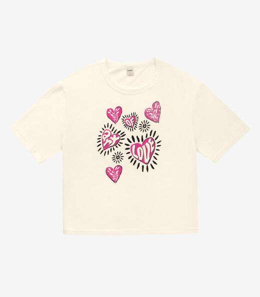 Camiseta Feminina T- Shirt Meia Malha Rovitex Bege