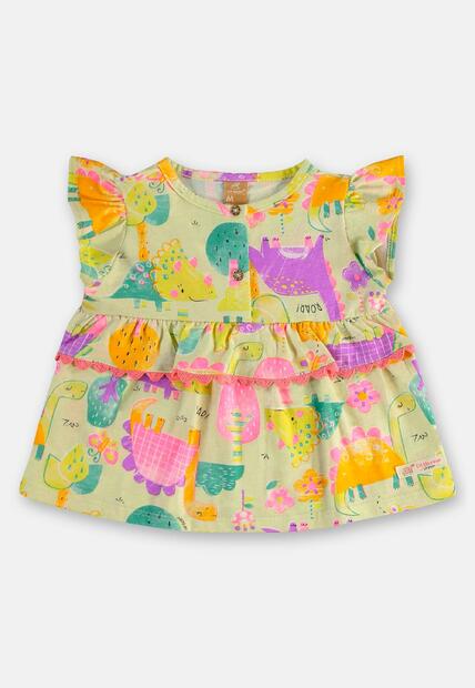 Conjunto Bata Calcinha Dinossauros Up Baby