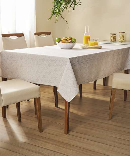Toalha de Mesa Quadrada Estampada Lepper 1 Peça