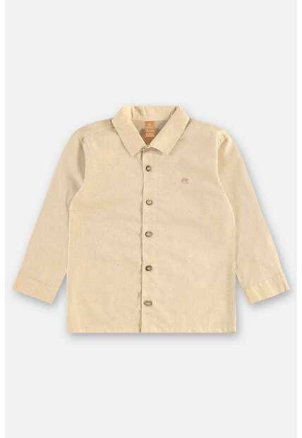 Camisa Infantil em Linho e Algodão Up Baby