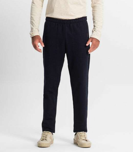 Calça Masculina Plus Size Moletom Premium Diametro Azul