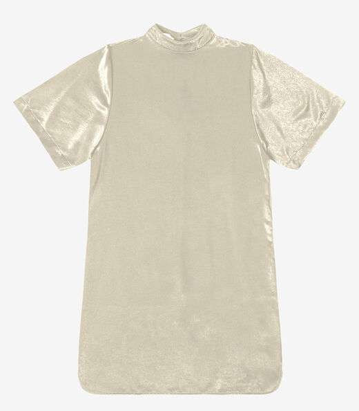 Vestido Curto Feminino Endless Bege