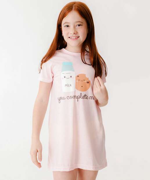 Camisola Infantil Estampada Marisa Tam 1 a 12