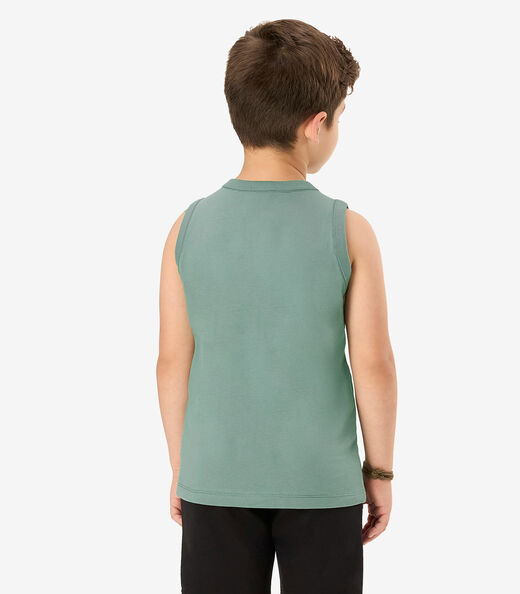 Regata Básica Infantil Masculina Rovi Kids Verde