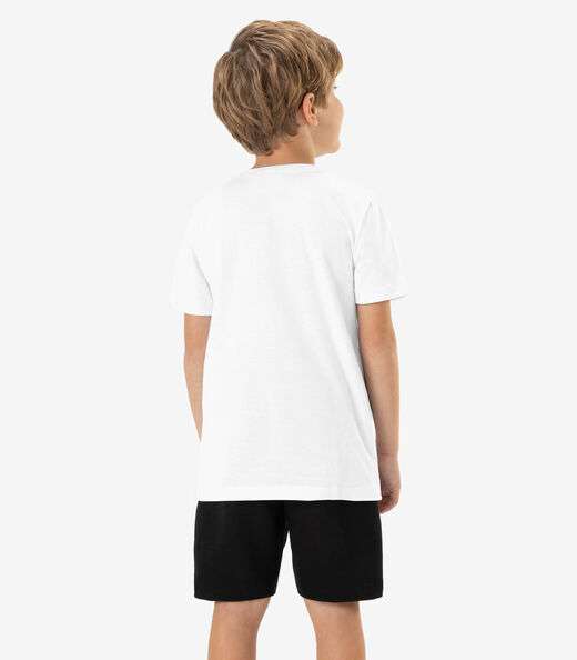 Conjunto Infantil Masculino Skate Rovi Kids Branco