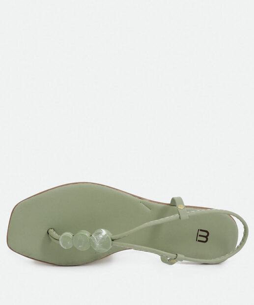 Sandália Feminina Rasteira Pedraria Marisa 