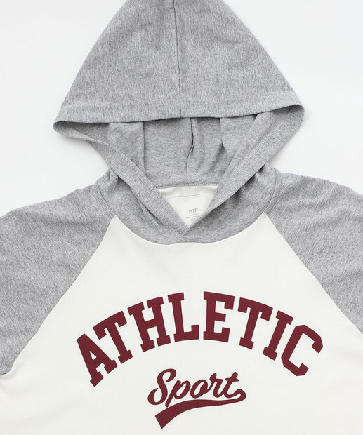 Camiseta Juvenil Capuz Estampa Frase Marisa Tam 10 a 16 Cinza