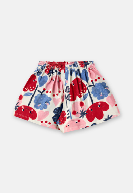 Conjunto Tulipa Blusa Shorts Três e Já
